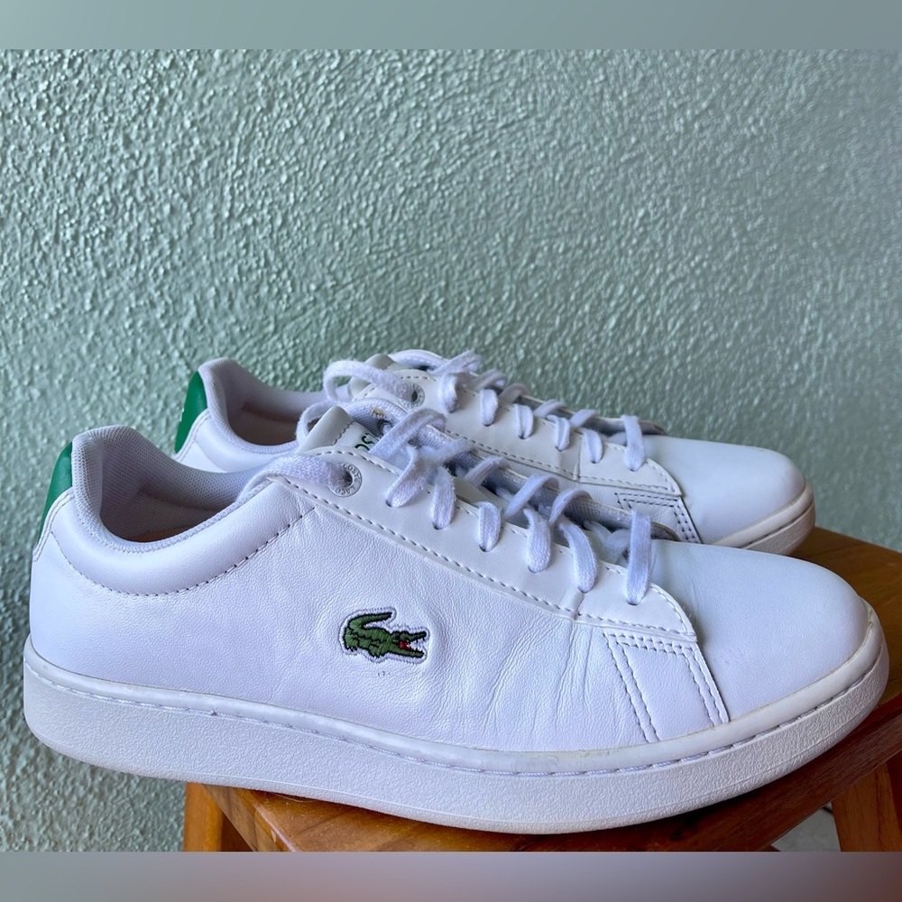 Lacoste sneakers white leather minimalist